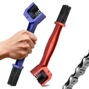 Motorcycle Chain Brush – Durable Plastic Motorcycle Chain Cleaning Kit with Brush and Three-Sided Nylon Bristles for Fast and Effective Maintenance – Supports Smooth Pedaling and Precise Gear Shifting