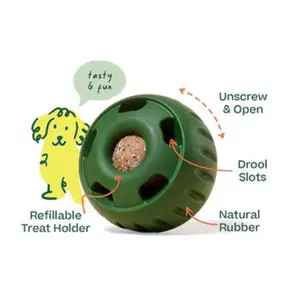 Pupsicle Green - World's Best Treat Dispensing Dog Toy