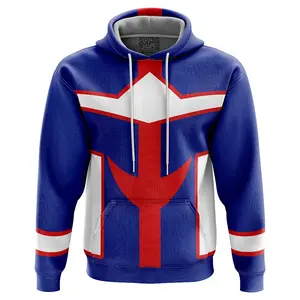 All Might My Hero Academia Hoodie - Hoodies Japanese Anime Manga Style Zip Up Hooded Sweatshirts Men Women Fashion Y2k Oversized Pullovers