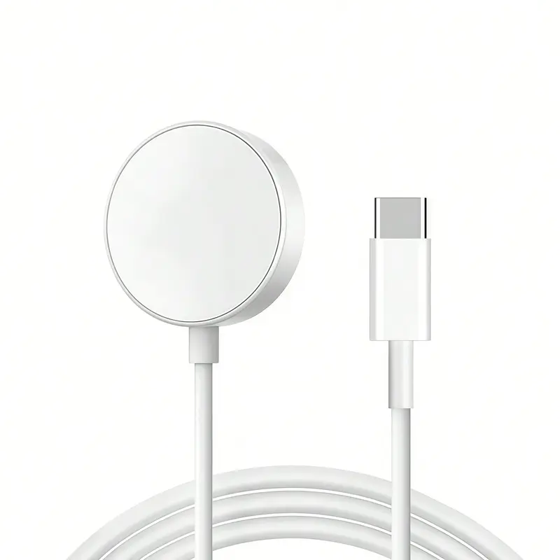 Quick Charge Adapter for Apple Watch, Wireless Charger Cable Compatible with Series 9/8/7/se/6/5/4/3/2/1, Fast Charging Solution, Smart Watch Charger, Smartwatch Accessories, Wearable Tech Accessories