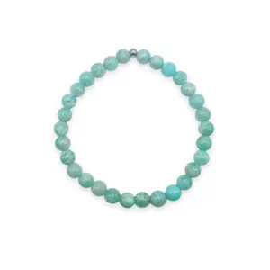 Courage & Truth - Amazonite Mini Stacker Bracelet
