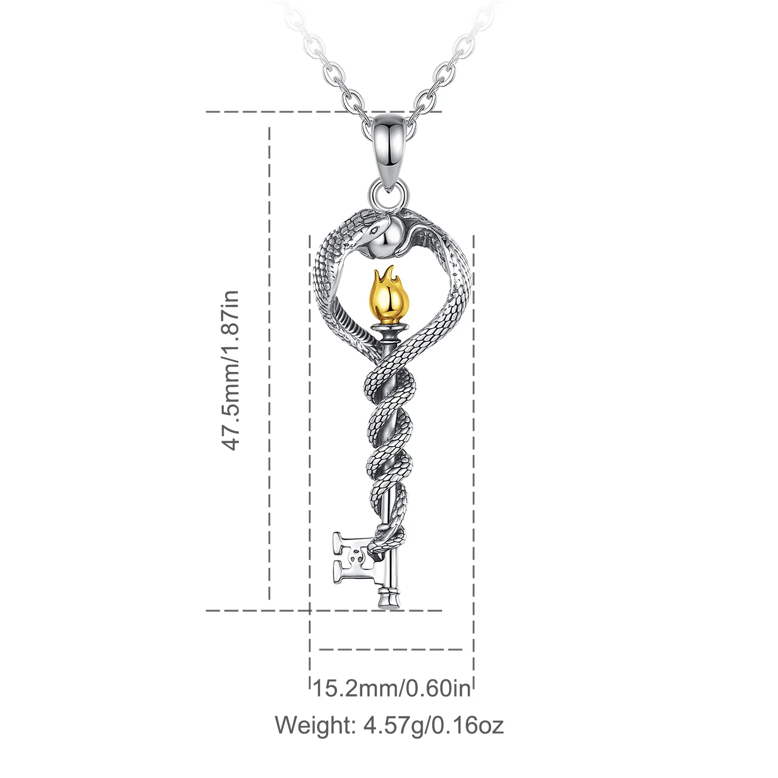 2025 Gold Hecate Goddess Torches Key