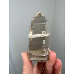 Incredible Smokey Lodolite Phantom Quartz Tower from Brazil #LQ2