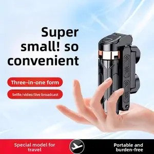 EBOW 2026 Compact Aluminium 4-in-1 Selfie Stick Tripod - 360° Rotatable, Wireless Bluetooth Remote, 15.75" Extendable Cellphone Holder, Mobile Phone Tech Accessory for Vlog, Travel, Accessories