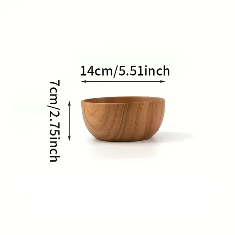 Handmade Natural Wood Bowl, Food Grade Oil Coating, Eco-Friendly Dinnerware, Salad/rice/soup Bowl, Unique Wooden Texture Design, Bowl with Lid