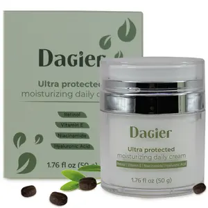 Hydrating Collagen & Retinol Face Moisturizer - Unisex Day and Night Cream for Firming Skin Care & Radiant Glow"