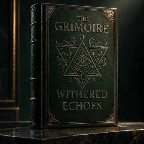 The Grimoire of Withered Echoes – A Mysterious Ancient Grimoire of Forgotten Magic, Occult Rituals & Esoteric Knowledge