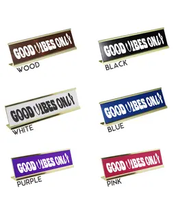 GOOD VIBES ONLY DESK SIGN