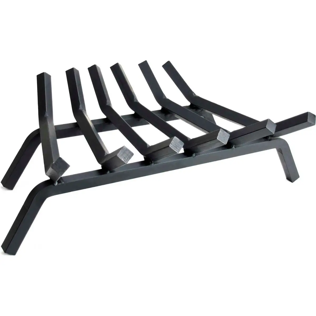 Dyna-Glo B1169641 24 in. Heavy-Duty Metal Pleasant Hearth Fireplace Grate - 0.75 in. Steel, 6 Bars, Lifts Wood Off Chimney Floor, Enhances Airflow, Safely Contains Wood, 23.6 lbs., Fits Most Fireplaces