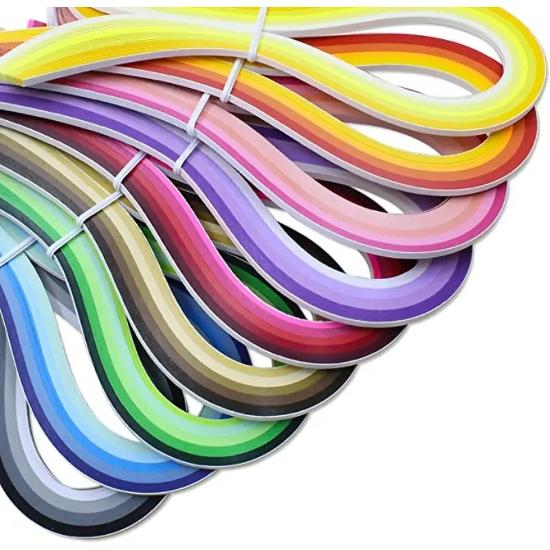 Paper Quilling Kits with 45 Colors 900 Strips Quilling Strips for Quilling Beginners and Paper Art Craft Lovers, DIY Handcraft Quilling Set