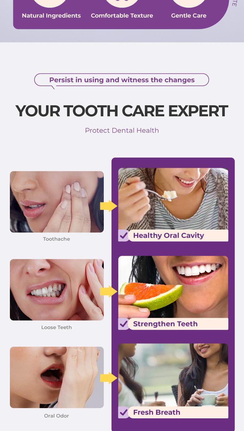 Kreain Nature Oral Care Toothpaste: All-day fresh breath, prevents tooth loss, natural ingredients, gentle care, cavity-fighting toothpaste