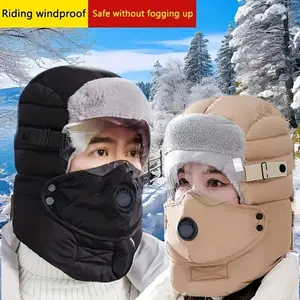 Winter Windshield Mask, with - Breathable, Warm, Safe, Suitable for Electric Bike Riding, Machine Washable, Winter Headwear|Lined Face Mask|Machine Washable Face Mask