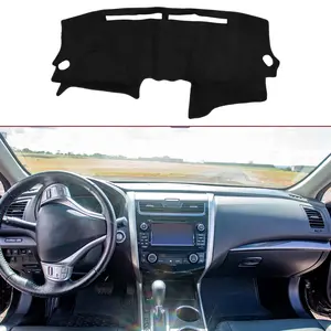 Dashboard Dash Cover for Nissan-Altima 2007-2012 Interior Dashboard Mat Suede Silicone