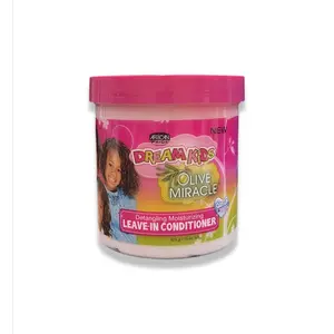 African Pride Dream Kids Olive Miracle Leave-In Conditioner 15oz Jar Haircare