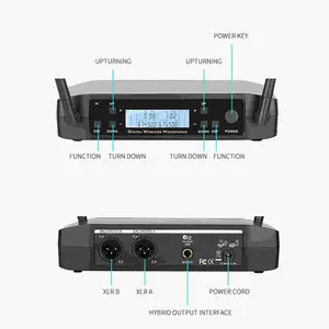 Handheld One to Two Wireless Microphone GLXD4 Professional Performance Karaoke Broadcast Singing Party Microphone
