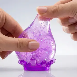 Dreamy Drop Sensory Toy, Smooth Texture, Raindrop Shape, Multiple Colors, Blue, Ideal for Sensory Play