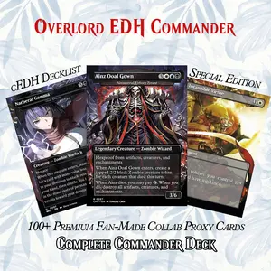 Overlord Zombie Tribal MTG Proxy Commander Deck - 100+ Pcs Premium Set