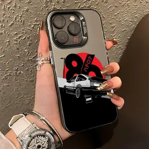 Anime I-Initial D Protective Phone Case Suitable for iPhone 17 16e 16 15 14 13 12 11 Mini Pro Max Air X XR XSMAX 8 7 Plus Anti Fall Matte Back Cover