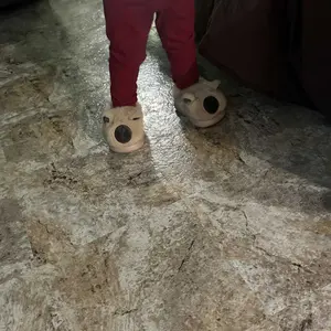 Drecage Toddler Kids Slippers Girls Boys House Shoes Winter Plush Warm Soft with Cute Cartoon Design Indoor Shoes for Boys and Girls