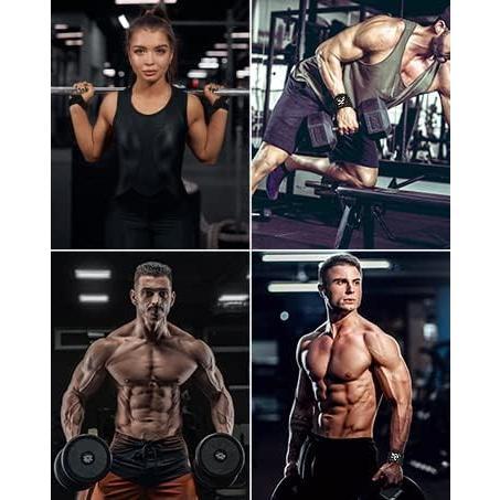 Wrist Wraps for Weightlifting - Adjustable Lifting Straps With Thumb Loop for Enhanced Gym Support, Powerlifting, Bodybuilding and Workout