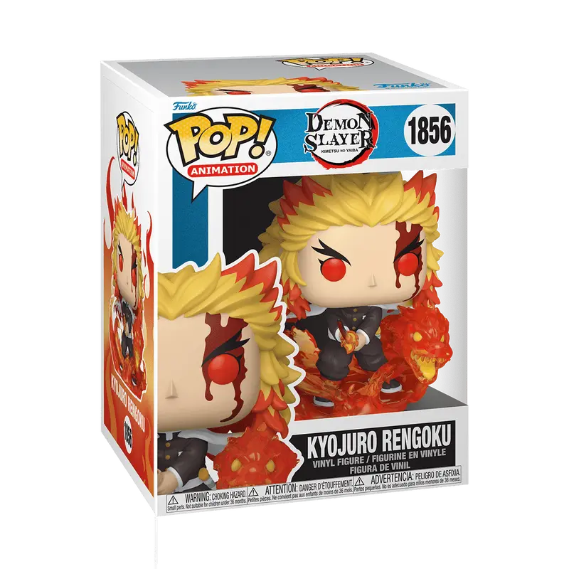 Funko Demon Slayer Premium Kyojuro Rengoku (9th Form) Vinyl Action Figure #1856 - Collectibles Figurine for Fans of Demon Slayer