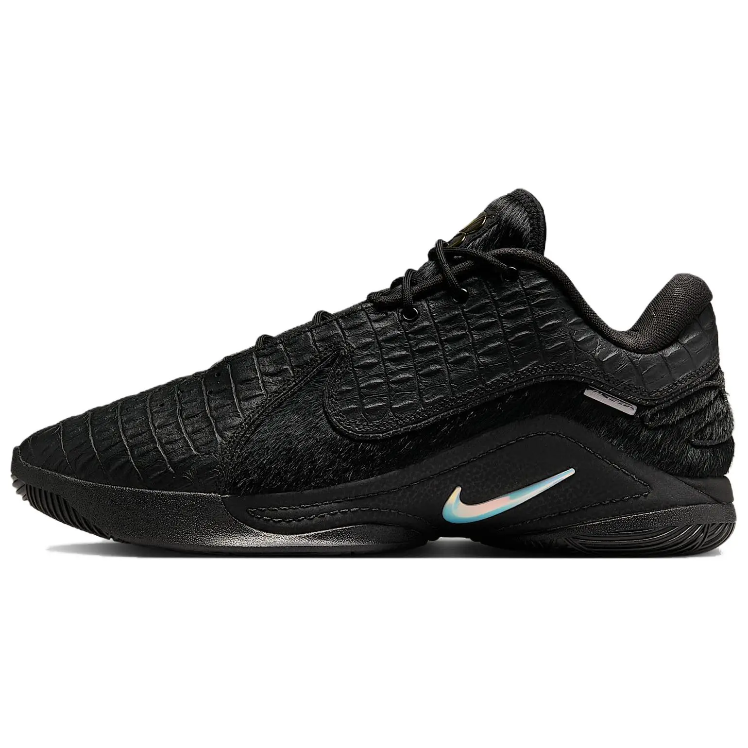Nike LeBron 22 Anti-Slip Wear-Resistant Low-Top Basketball Shoes Men's Black Versatile Durable Non-slip IB3865-001