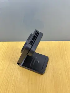 YUENHOOUS 3-in-1 Magnetic Wireless Charging Station, 25W Foldable Fast Charging Stand with Aerospace-Grade TEC Active Cooling Fan, Adjustable Angle Charger Compatible with iPhone 17/16 Series, AirPods, Apple Watch, Comes with 45W Adapter & Type-C Cable
