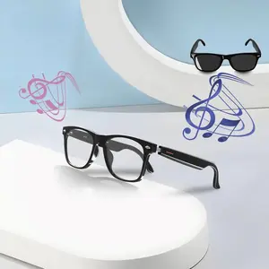 Smart Glasses E13 with Camera - Chargeable Magnetic Charging, Bluetooth Voice Assistant, Wireless Calling, Remote Photography, Casual Portable Headphones, Compatible with Android & iOS Wearable Device