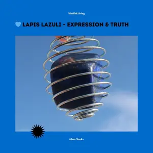 Lapis Lazuli Throat Chakra - Elegant Design for Meditation and Spiritual Growth