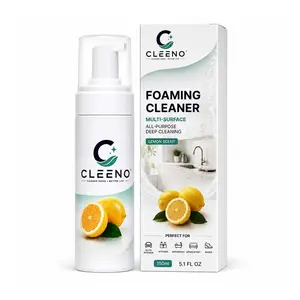 $CLEENO Multi-purpose sports shoe whitening foam mousse: stain and yellowing remover for white trainers – no water required