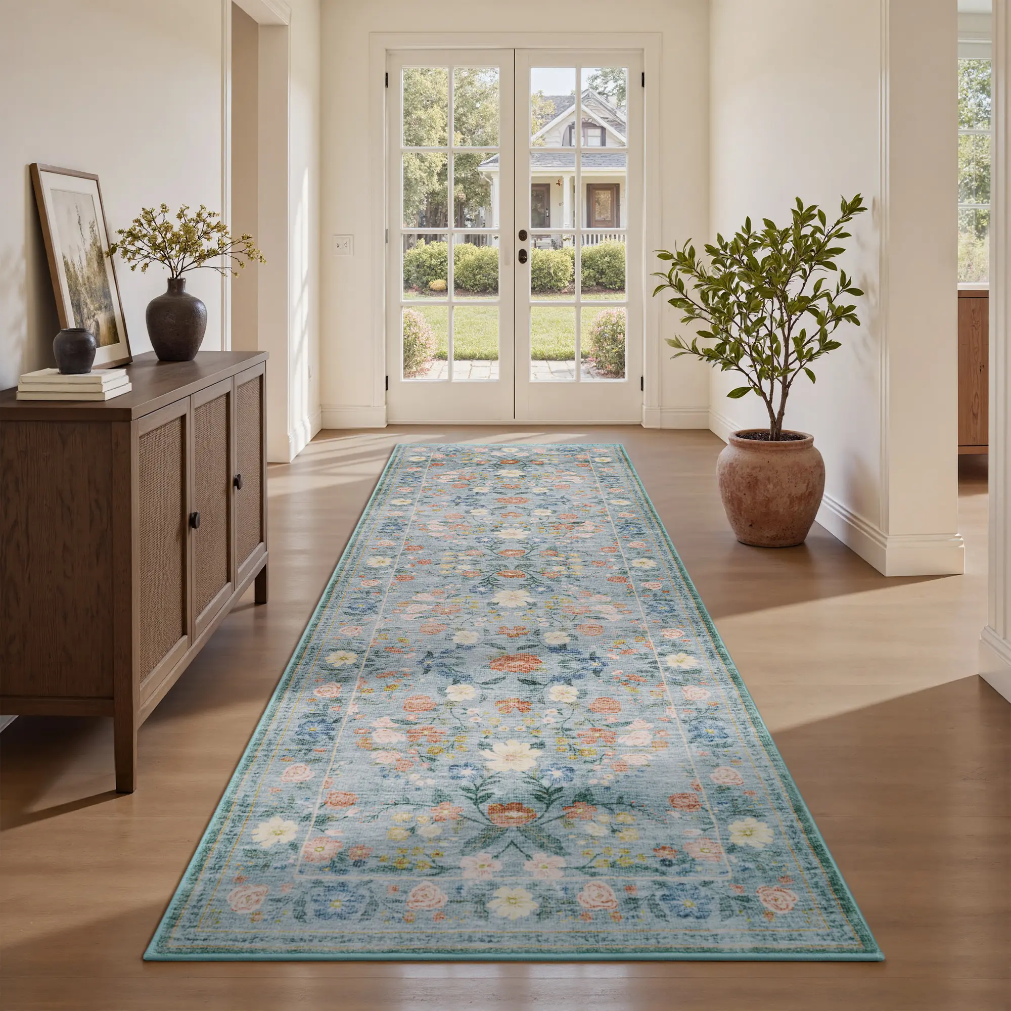 Chloris - Turquoise/Green/Multi