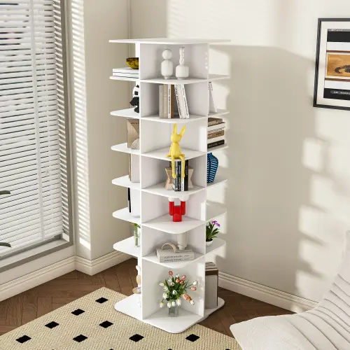 White+PVC+7 Tier +E style