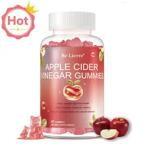 Apple cider Vinegar 60 Gummies, Vegan Plant Based Non-GMO Gluten-Free Gelatin-Free Grapefruit Flavor 60 Gummies