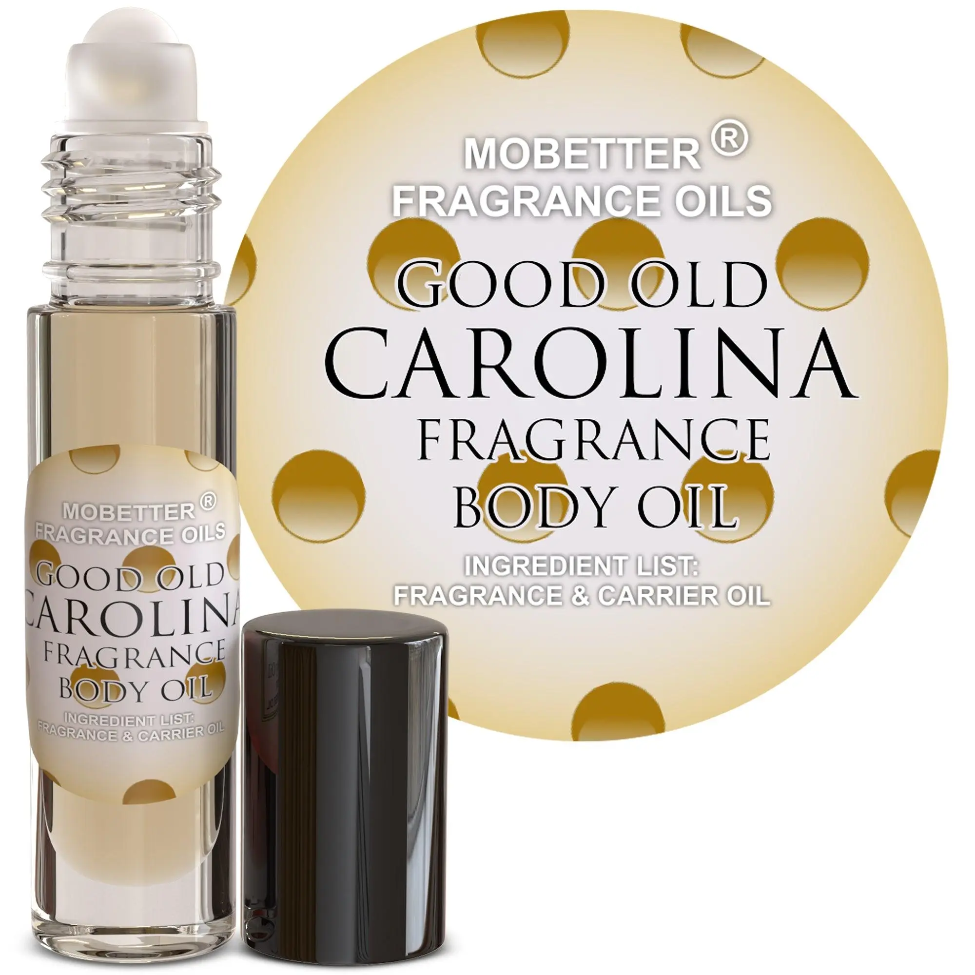 MOBETTER FRAGRANCE OILS Good Old Carolina Women Perfume Body Oil (.33 Fluid oz, Good Old Carolina)