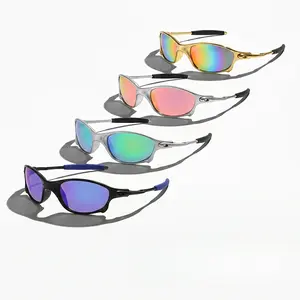 4pcs Y2K Retro Large-Frame Unisex Decorative Glasses with Hip-Hop Multi-Functional Style for Europe and America Fashion, Suitable for Any Face Shape, Durable and Comfortable Summer Sports Sunglasses Sporty Sunglasses