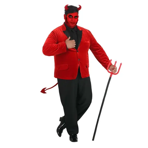 Men's Dashing Devil Plus Size Costume