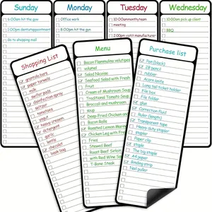 Magnetic Dry Erase To-Do List Board, Multifunctional Weekly Planner, Chore Chart, Dry Erase Planner for Refrigerator, Organize Your Life, Office Organizer