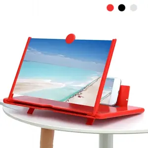 14inch/12inch Phone Magnifier, Ultra HD Screen Magnifier, Convenient TV Viewing, Bidirectional Horizontal and Vertical, Eye Protection