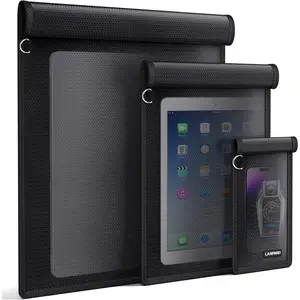 Faraday Key Fob Protector-3 Packs Faraday Bags EMP Proof for Car Keys & Laptops & Tablets, Waterproof EMP Bags for Electronics Car RFID Signal Blocking Key Fob Protector, RFID Bag