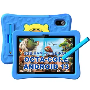 YYSWIE Tablet for Kids 10 Inch Screen,Android 13 with Parental Control,Stylus Pen,8+64GB,Bluetooth, Camera,Eva Material Protective Case Lcd Protection