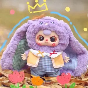 (Black Friday)Confirmed Baby Three 400% V2 Ship From US Series Blind Box -  Random Hair color & Expression & Eye - Soft Stuffed Doll  Kawaii Stuffed Animals