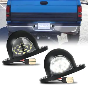 Nilight License Plate Light Compatible with 1994 1995 1996 1997 1998 1999 2000 2001 Dodge Ram 1500 2500 3500 2002 RAM 2500 3500 6000K White 2PCS Pack waterproof kit