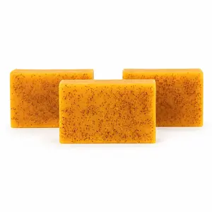 3pcs Honey Glow Lemon Turmeric & Kojic Acid Brightening Soap 100G for Face & Body Cleanser Daily Moisturizing Retinol Soap