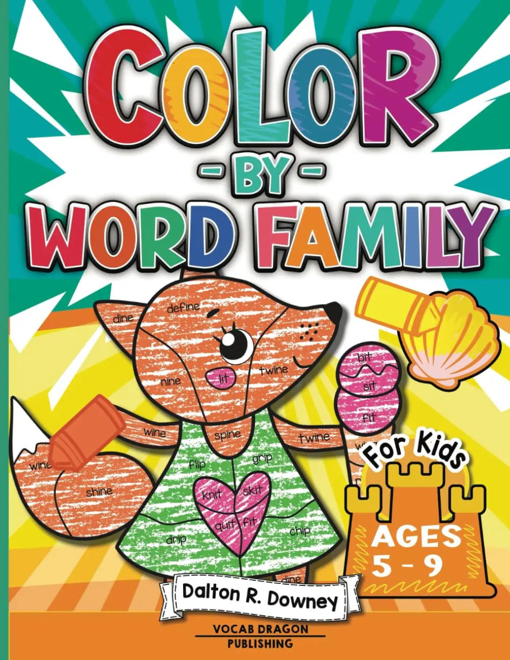 Color-By-Word Family: Word Family Review and Color-by-Code Activities