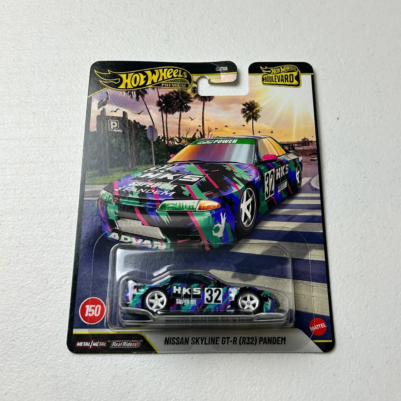 Hot Wheels 1:64 2026 Boulevard #150 - Nissan Skyline  GT-R (R32) Pandem