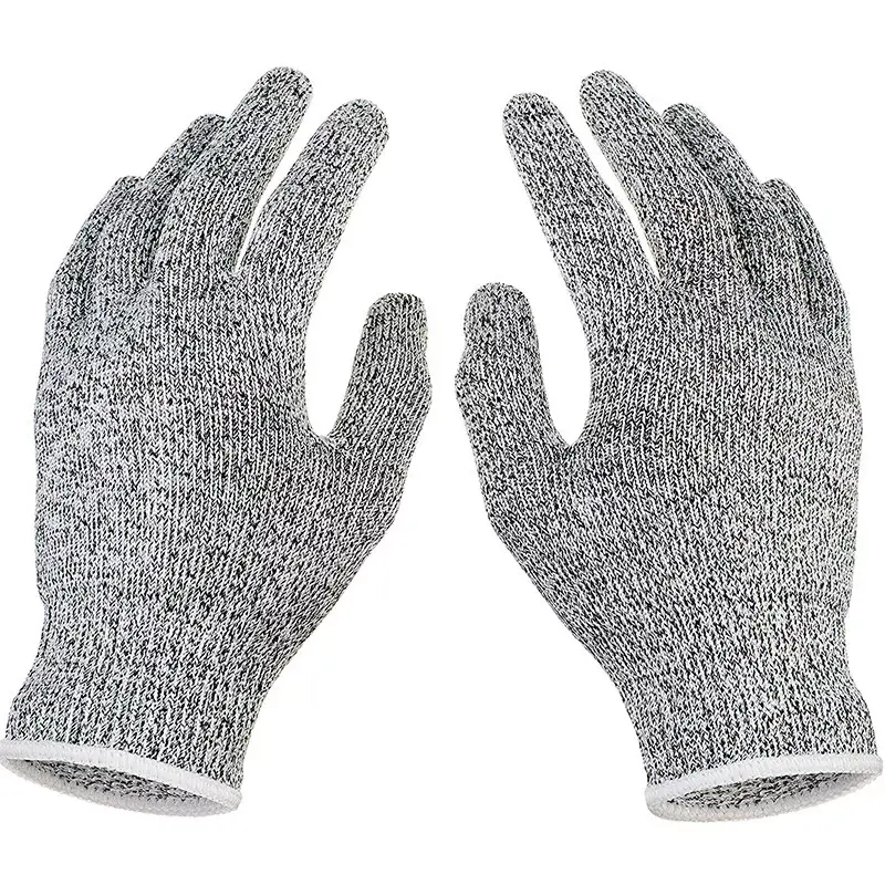 2 pairs Anti-cut Gloves Safety Cut Proof Stab Resistant Kitchen Butcher Cleaning