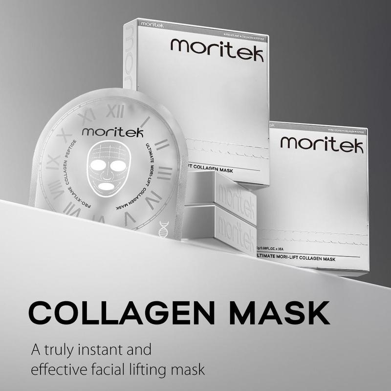 Moritek Ultimate Mori-Lift Collagen Mask | Anti-ageing, Lifting, Skincare, Skin Repair, Smooth, Collagen Boost with Peptide