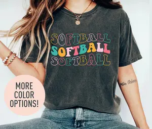 Retro Softball Shirt For Softball Player For Gift Cute Softball t-shirt For Sports Mom Cute Softball Tshirt For Girls Softball Tee "Hoodie, T-shirt and sweater