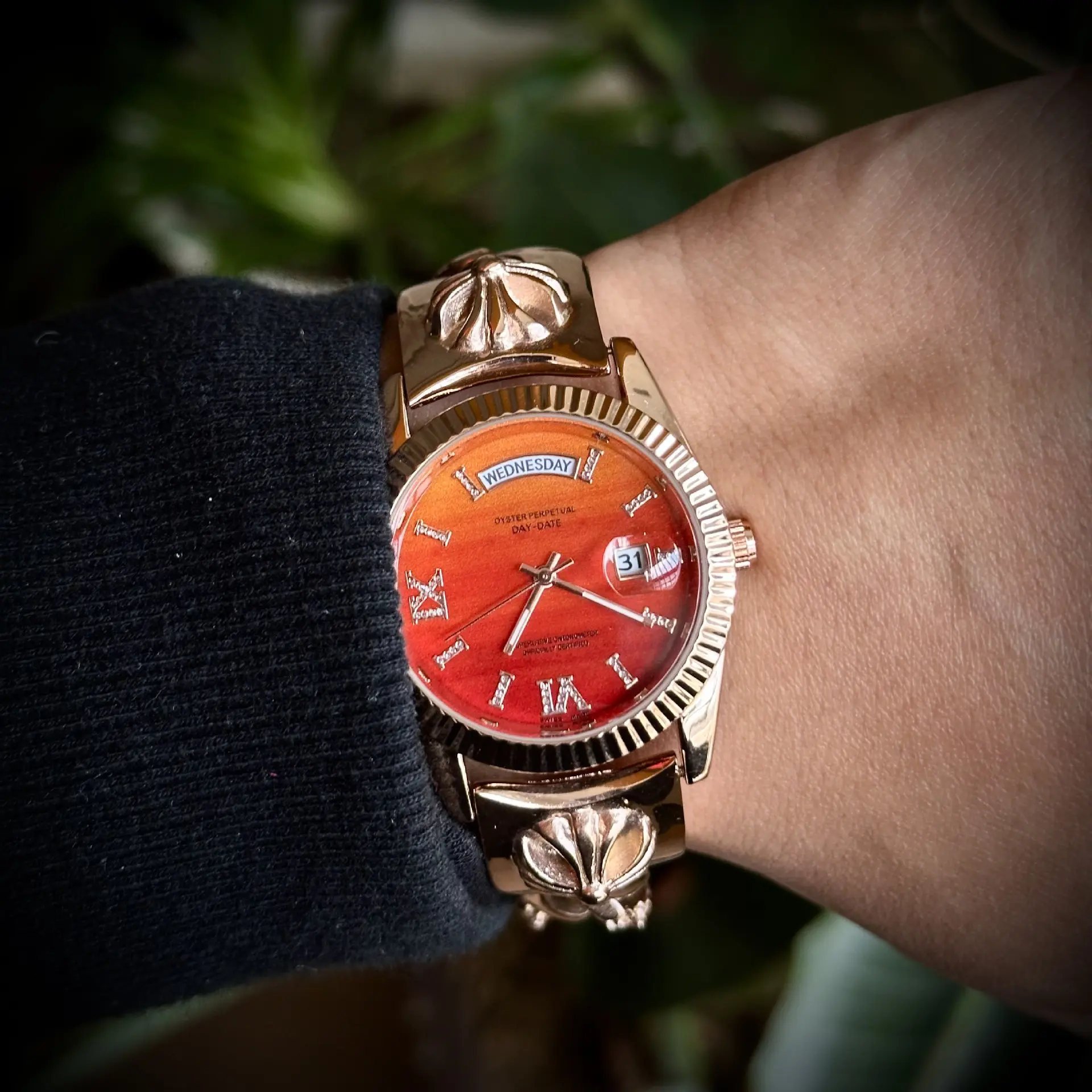 Kiosk Zong CROX Shaped Original Mechanical Watch Fashionable Retro Strap High-End Niche Kiosk Zong CROX Shaped Original Mechanical Watch Fashionable Retro Strap High-End Niche