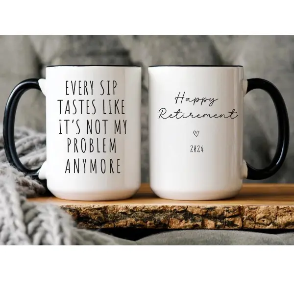 Custom Retirement Gift, Funny Retirement Gift, Retirement Gift for a Man, Retirement Gifts for Woman, Retirement Mug, Funny Retirement Gifts